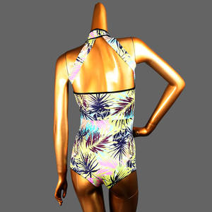 Robe d'entraînement de danse latine femme <span class=keywords><strong>adulte</strong></span> Sexy Onesie Art <span class=keywords><strong>test</strong></span> haut de corps licou épaule - Product Image 2