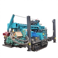 ZHIZUAN 1500m Foreuse hydraulique pneumatique diesel montée sur chenilles pour puits d'eau, machine de forage rotative avec pompe, directement de l'usine