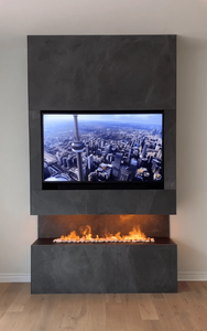 Chimenea de vapor decorativa para casa interior de estilo minimalista moderno Chimenea de Vapor Eléctrica <span class=keywords><strong>Artificial</strong></span> Inteligente 3D Surround - Product Image 6