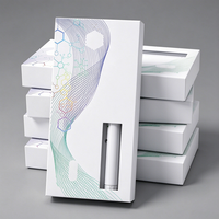 Boîte à stylos en papier rigide magnétique avec fenêtre, personnalisable avec votre logo, pour divers produits, prix de gros