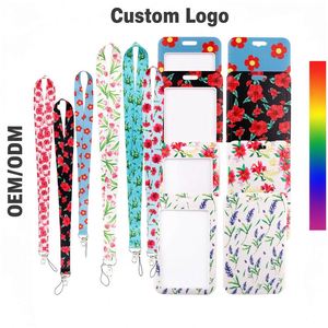 Cordón Personalizado al por Mayor, Cordón para el Cuello con Impresión por Sublimación, Cordón ODM con Porta Tarjetas para Regalos Promocionales - Product Image 1