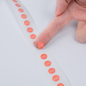 สติกเกอร์พิมพ์ฉลากม้วนพีวีซีอัตโนมัติ พร้อมเทคนิคการปั๊มร้อนยูวีแบบย้อนกลับ การปั๊มนูน และเทคนิคต่างๆ สำหรับอาหารและช็อกโกแลต - Product Image 3