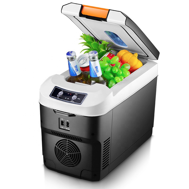 Портативный универсальный автомобильный холодильник для автомобиля и дома, морозильник двойного назначения 12 В 24 В, холодильник для автомобиля, дома, грузовика, путешествий