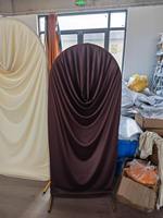 Housse d'arche en soie de lait extensible couleur verte sur mesure, directement de l'usine, facile à installer pour les fêtes