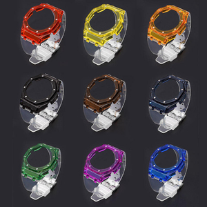 Bracelet de montre transparent en TPU populaire, accessoires colorés pour boîtier de montre <span class=keywords><strong>Casioak</strong></span> <span class=keywords><strong>GA</strong></span>-<span class=keywords><strong>2100</strong></span> <span class=keywords><strong>GA</strong></span>-2110, bracelets de montre - Product Image 4