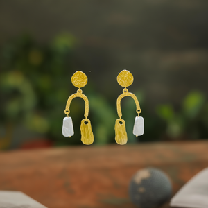 Pendientes de Moda con Baño de Oro PVD, Acero Inoxidable 316L, Joyería Sostenible y Resistente - Product Image 3