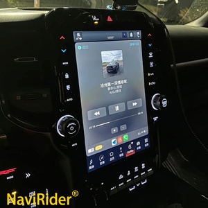 หน้าจอแนวตั้ง 13.1 นิ้ว ระบบ Android 14 สำหรับ Dodge RAM 1500 ปี 2019-2023 เครื่องเล่น GPS สเตอริโอ มัลติมีเดีย QLED ความละเอียด 2880x1620 รองรับ Wireless CarPlay - Product Image 1