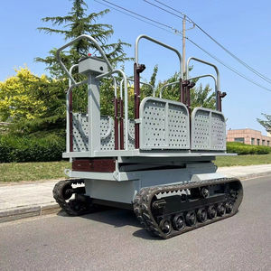 Plate-forme de cueillette hydraulique à essence la plus vendue <span class=keywords><strong>mini</strong></span> dumper à chenilles pour verger de fruits cueilleur de pommes verger d'orangers - Product Image 1