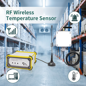 Easemind G7-T2 433MHZ IoT RF Monitor de Temperatura Inalámbrico en Línea, Precisión del 0.25%, Rango de -55~125, Registro de Temperatura, Fácil Instalación - Product Image 1