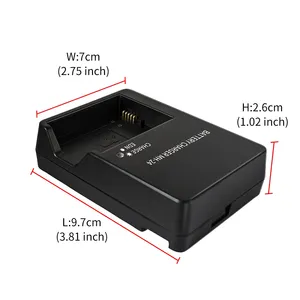 <span class=keywords><strong>Chargeur</strong></span> MH-24 pour appareil photo Nikon EN-EL14 14A, batterie P7000 P7100 D3100 D5100 <span class=keywords><strong>D3200</strong></span> charge murale à insertion directe standard américaine - Product Image 3