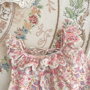 OEM estate all'ingrosso set di vestiti per bambini per ragazze vestito casual bambino floreale volant ricamo <span class=keywords><strong>abbigliamento</strong></span> per bambini G74 - Product Image 4