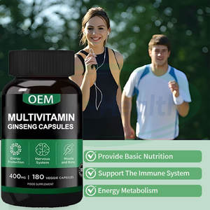 Ausreson OEM Capsules de minéraux multivitamines et de ginseng Stimulation d'énergie Supplément santé Capsules de ginseng multivitamines pour homme - Product Image 2