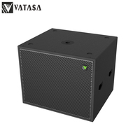 Subwoofer professionnel 600W de 18 pouces en bois pour extérieur, modèle 2026
