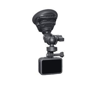 Support de fixation à ventouse pour pare-brise de voiture avec rotule de 1 pouce à rotation 360° et bras de 6/9/17 cm pour caméra d'action Go Pro DJI - Product Image 1