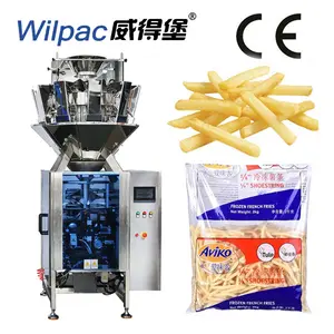Automatic vertical packaging machine for filling and packing spices nuts beans tea flour