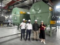 Broyeur de déchets ménagers, machine de tri, équipement de recyclage des déchets solides, ligne de recyclage des ordures, crible à tambour, moteur, roulement 90KW