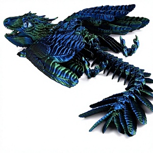 Wyvern à Plumes Articulé Imprimé en 3D, <span class=keywords><strong>Dragon</strong></span> Fidget, Animaux de Maternité CN - Product Image 1