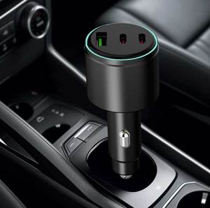 Productos de moda 2025, nuevas llegadas, cargador de coche de 3 puertos, 65W 100W USB Tipo C PD, carga para teléfonos Android, QC 3.0, adaptador para automóvil - Product Image 2