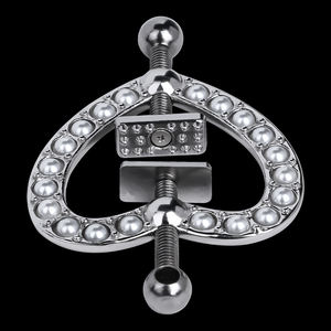 ใหม่ตัวหนีบหัวนมรูปไข่มุกพร้อมอุปกรณ์เสริมของเล่นผู้หญิงที่ช่วยกระตุ้นหน้าอกเหล็กสำหรับฤดูใบไม้ผลิ - Product Image 2