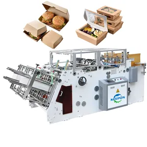 New Design Automatic Double Line Paper Carton Case Box Erecting and Sealing Machine in Super Quality