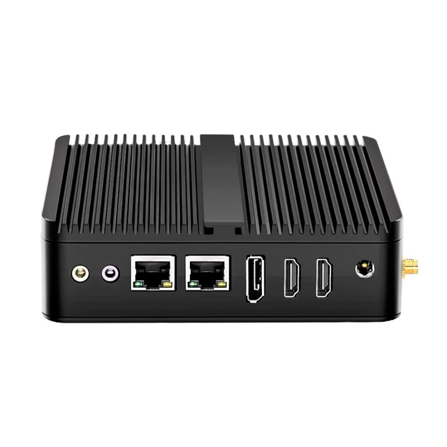 Factory Odm/oem Industrial Pc Mini Fanless Computer In-tel Alder Lake N100 Dual Lan Soft Router X86 Minipc