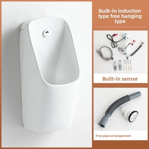 <span class=keywords><strong>Urinoir</strong></span> mural en céramique transfrontalier avec capteur intégré, débit libre, pour usage domestique adulte, design moderne et simple, Guangdong Chaozhou - Product Image 6