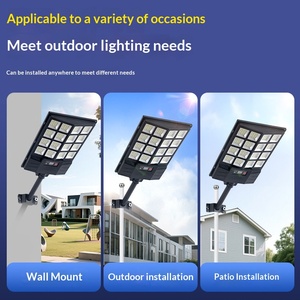 Lampada Solare a LED a Quattro Lati per Strada e Cortile con Controllo Induttivo, Grado di Protezione IP66, Illuminazione Esterna 600W-1000W - Product Image 3