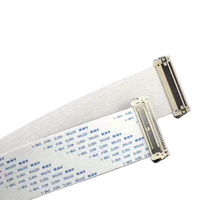 LVDS Computer-Displaykabel mit 1,0mm Abstand 30-polig Reversibel FIX-Typ LCD-Bildschirm Flexibles Kabel FFC