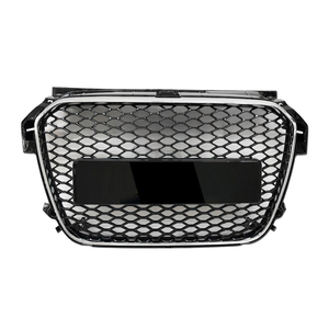 Parachoques Delantero para <span class=keywords><strong>Audi</strong></span> <span class=keywords><strong>A1</strong></span> S1, Parrilla de Panal con Aspecto de Estilo RS1, Color Negro Brillante, 2011, 2012, <span class=keywords><strong>2013</strong></span>, 2014, 2015 - Product Image 4