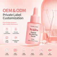 Sérum Peptidique NAD+ Marque Blanche Anti-Affaissement, Sérum Facial Réparateur à la Céramide, Répare la Barrière Cutanée, Revitalise les Peaux Vieillissantes, Vente Directe Usine OEM