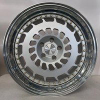 Nuevas Llantas Geruida Hyper Silver Gold Bolts de Diseño de Malla, Forjadas en Aleación de Aluminio 6061 T6, Modelo S4-00014, para Reequipamiento/Actualización, con 6 Años de Garantía