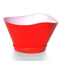 Seau à glace en plastique lumineux LED avec logo personnalisé, pour boîte de nuit, bar, fête, fabricant de bacs à boissons