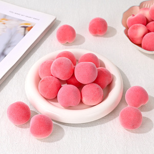 Wholesale Mini Artificial Peach <b>Foam</b> Fake Peach Fruit Lifelike Simulation Peach for Home Decor Photography Props - Product Image 4
