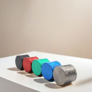 Superior Metal Zinc Alloy 50mm 4 Layers Herb Grinder Factory Custom <b>Smoking</b> Herb Grinder for Sale - Product Image 4