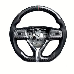 Volant personnalisé en fibre de carbone forgée avec LED pour <span class=keywords><strong>BMW</strong></span> E60 E63 M6 M5 E61 E64 525i 530 630 <span class=keywords><strong>650</strong></span> Série 5 Série 6 Sans airbag - Product Image 4