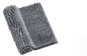 סיטונאי צבע מוצק אמבט מיקרופייבר ללא להחליק גומי מקלחת שטיחים מים רכים סופג צ 'ניל לשימוש ביתי - Product Image 6