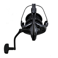 Carrete de Pesca Giratorio Power Aero14000 XTC Big Pit, 8+1 Rodamientos, Arrastre Máximo 20KG, Relación de Engranajes 4.3:1, Carrete para Pesca de Carpa
