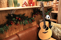 Starsun OEM F45 Solid-top Sitka Spruce Acoustic Guitar Gloss Finish 6-String Guibourtia Ehie Back/Sides African Mahogany Neck