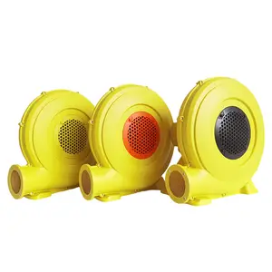 yellow Plastic Shell electric Air Blower Pump Fan Commercial Inflatable Bouncer Blower For bouncy castle