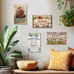 Vintage <strong>Garden</strong> Rules Metal Plaque Relax Feel Sunshine Talk to God <strong>Outdoor</strong> <strong>Garden</strong> Decor <strong>Sign</strong> - Product Image 3