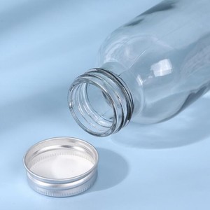 Großhandel leer 50ml 200ml 500ml transparente Glass aft Getränke flasche mit Aluminium kappe <span class=keywords><strong>Whisky</strong></span> flaschen - Product Image 3