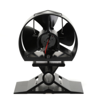 Chauffage domestique écologique d'intérieur, poêle à granulés de bois, mini ventilateur Ecofan à 4 pales, poêle à bois alimenté par la chaleur, ventilateur d'évacuation