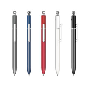 Bolígrafo de Gel Metálico de Tacto Pesado, Tipo Presión, para Firmas Comerciales, con Logotipo y Grabado Personalizados, Bolígrafo Publicitario para Oficina - Product Image 1