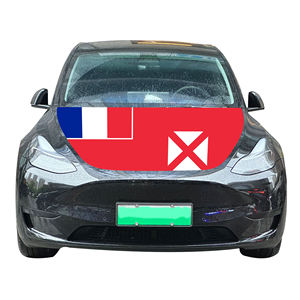 Fundas para Capó de Coche de 120x150cm de <span class=keywords><strong>Wallis</strong></span> y <span class=keywords><strong>Futuna</strong></span>, Resistentes al Desgaste y Duraderas, Bandera para Capó de Motor, Fundas para Capó de Coche al por Mayor - Product Image 1