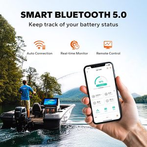 LiTime 16V 70Ah 블루투스 <span class=keywords><strong>LiFePO4</strong></span> 리튬 이온 배터리 팩 BMS 10 년 수명 4000 + 사이클 어군 탐지기 낚시 전자 제품 - Product Image 4