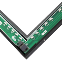 Pantalla táctil infrarroja multitáctil de 10 puntos de 15 pulgadas con controlador USB de vidrio templado gratis