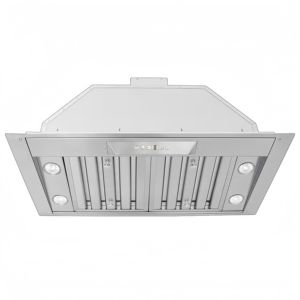 Hotte de cuisine électrique en acier inoxydable de 28 pouces, 1000 m³/h, avec filtre à déflecteur, moteur ultra-silencieux, 3 vitesses, éclairage LED, pour usage domestique - Product Image 1