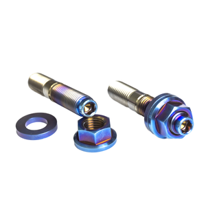 Goujons de collecteur <span class=keywords><strong>d</strong></span>'échappement en titane M8, ensemble de goujons de collecteur <span class=keywords><strong>d</strong></span>'échappement en alliage de titane Gr5 M10 - Product Image 4