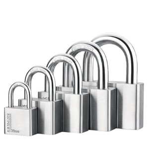 Cadenas rectangulaire en acier inoxydable 304, 30mm, étanche, antivol, pour la sécurité des portes d'entrepôt - Product Image 1