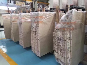 แผ่นหินอ่อนอิตาลีมิลานแบบขัดเงา Travertino Romano Antico จาก UnionStone Wholesale สำหรับเคาน์เตอร์ครัว พื้น และวัสดุหินอ่อน - Product Image 4